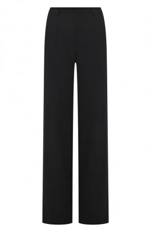Шерстяные брюки Noble&Brulee. Цвет: чёрный
