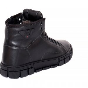 Ботинки , зимние, натуральная кожа, размер 40, черный Тофа. Цвет: черный