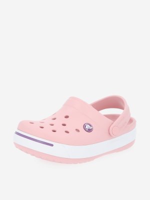 Шлепанцы для девочек Crocband II Kids, Розовый, размер 27-28 Crocs. Цвет: розовый