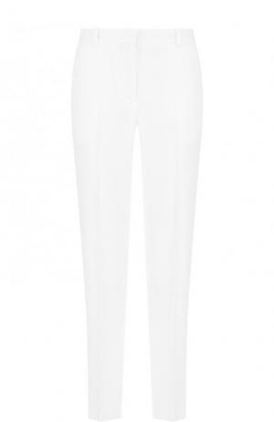 Укороченные шерстяные брюки со стрелками Givenchy. Цвет: белый