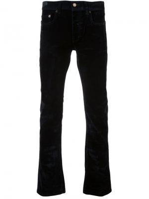 Расклешенные джинсы кроя слим Saint Laurent. Цвет: черный