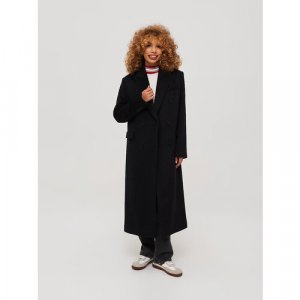Пальто , размер 48, черный UNITED COLORS OF BENETTON. Цвет: черный