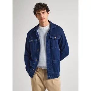 Джинсовая куртка, размер L, синий Pepe Jeans. Цвет: синий