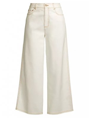 Укороченные широкие джинсы Sally , цвет oyster Frances Valentine