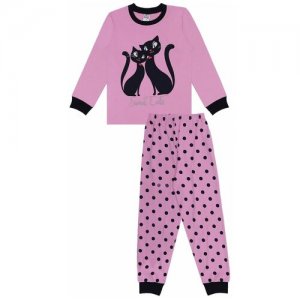 Пижама для девочек kids цв. розовый р.134 6538-01 Bonito