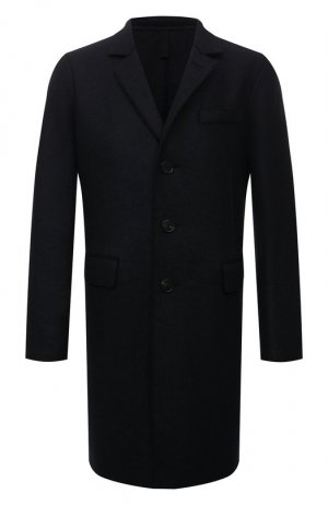 Шерстяное пальто Harris Wharf London. Цвет: синий