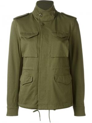Куртка карго Nlst. Цвет: зелёный