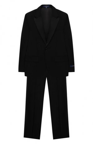Шерстяной костюм Polo Ralph Lauren. Цвет: чёрный