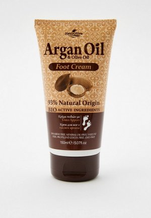 Крем для ног Argan Oil с маслом арганы,  150 мл. Цвет: прозрачный