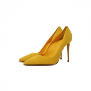 Замшевые туфли Le Silla. Цвет: жёлтый