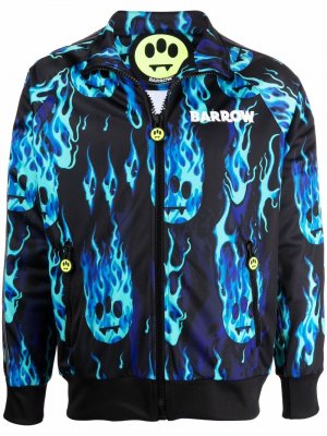 Спортивная куртка с логотипом BARROW. Цвет: синий