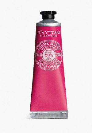 Крем для рук LOccitane L'Occitane Роза-Карите 30 мл. Цвет: розовый