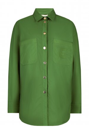 Рубашка EREDA. Цвет: зеленый