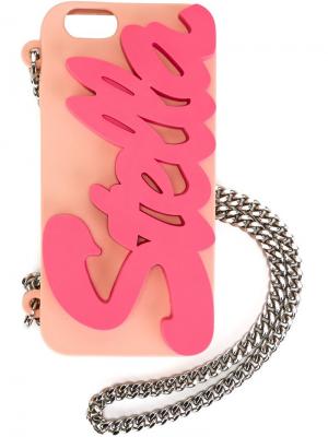 Чехол для iPhone 6 с логотипом Stella McCartney. Цвет: розовый