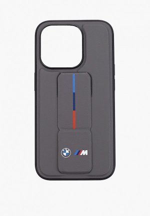 Чехол для iPhone BMW 15 Pro, GripStand. Цвет: серый