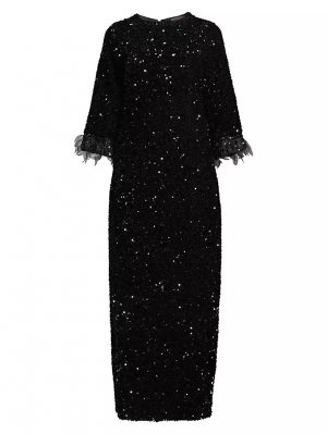 Платье-футляр Regina с пайетками , черный Frances Valentine