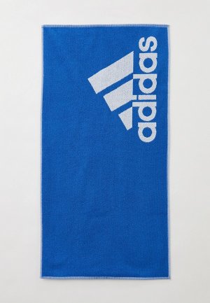 Полотенце adidas TOWEL S. Цвет: синий