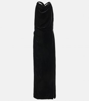 Бархатное платье, черный Proenza Schouler