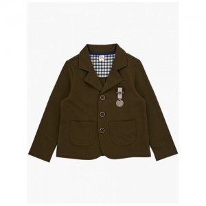 Пиджак для мальчика , модель 7712, цвет хаки, размер 104 Mini Maxi. Цвет: хаки