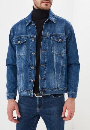 Куртка джинсовая Dairos. Цвет: синий