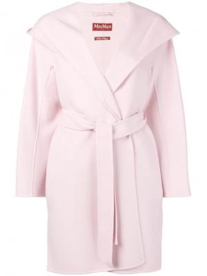 Пальто Euforia с халатом Max Mara Studio. Цвет: розовый