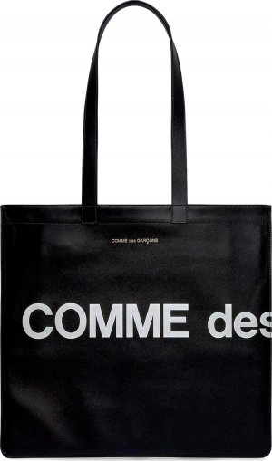 Сумка Huge Logo Tote Bag Black, черный Comme des Garçons Wallet