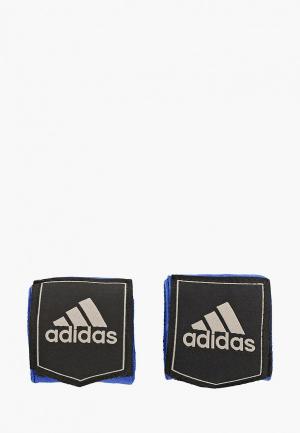 Бинты боксерские 2 шт. adidas Combat Boxing Crepe Bandage. Цвет: синий