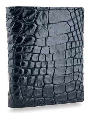 Портмоне мужское kk-454 черное Exotic Leather. Цвет: черный