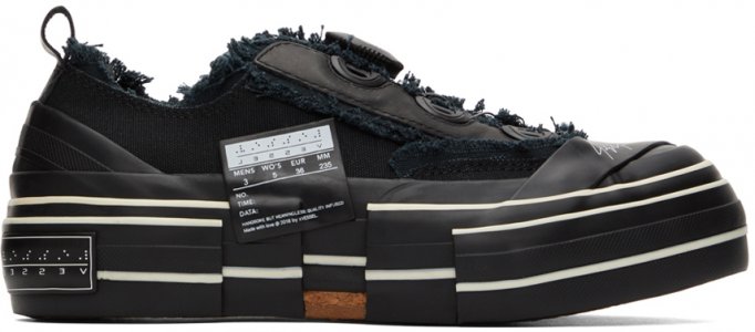 Черные кроссовки xVessel Edition с циферблатами Yohji Yamamoto