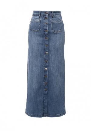 Юбка джинсовая Liu Jo Jeans. Цвет: синий