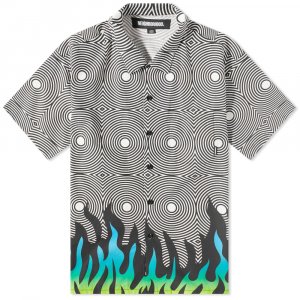 Рубашка с коротким рукавом на заказ x Death Spray, черный Neighborhood