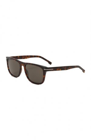 Солнцезащитные очки BOSS. Цвет: коричневый