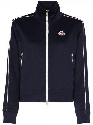 Спортивная куртка Maglia на молнии Moncler. Цвет: синий