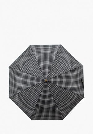 Зонт складной и брелок Flioraj. Цвет: черный
