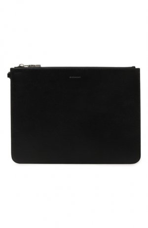 Кожаный футляр для документов Givenchy. Цвет: чёрный