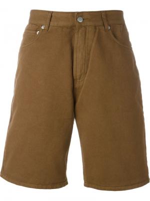 Джинсовые шорты Maxime Cmmn Swdn. Цвет: коричневый
