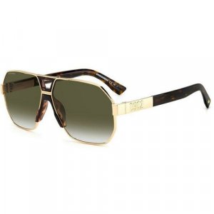Солнцезащитные очки , коричневый, золотой DSQUARED2. Цвет: коричневый