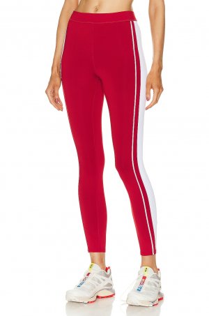 Леггинсы Airlift High Waisted Car Club Legging, цвет Classic Red & White Alo