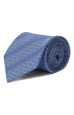 Комплект из галстука и платка Stefano Ricci. Цвет: голубой
