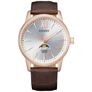 Японские наручные часы Citizen AK5003-05A. Цвет: коричневый