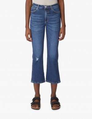 Широкие джинсы с высокой посадкой Pam , цвет Dark Denim Icon
