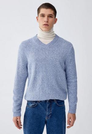 Пуловер Pull&Bear. Цвет: синий