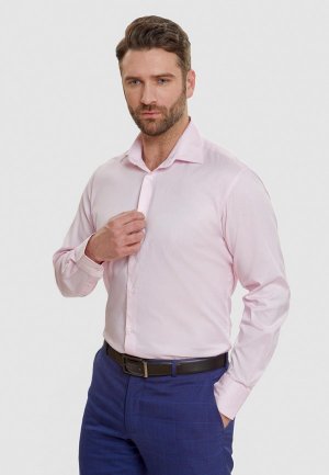 Рубашка Kanzler Slim fit. Цвет: розовый