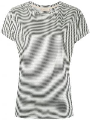 Striped T-shirt Wunderkind. Цвет: белый