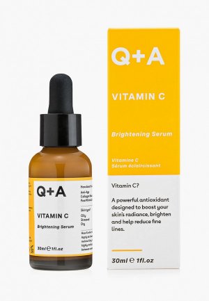 Сыворотка для лица Q+A сияния кожи, Vitamin C Brightening Serum, 30 мл. Цвет: прозрачный