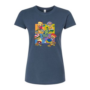 Облегающая футболка Rocket Power Grid для юниоров , синий Nickelodeon