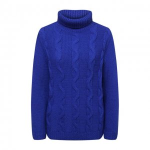 Шерстяной свитер Victoria Beckham. Цвет: синий