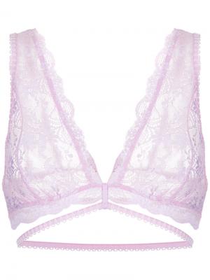 Lace bra Andrea Bogosian. Цвет: розовый и фиолетовый