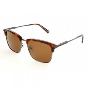 Солнцезащитные очки , коричневый Ermenegildo Zegna. Цвет: серый/коричневый