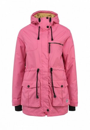 Куртка сноубордическая CLWR CL003EWDFA82. Цвет: розовый